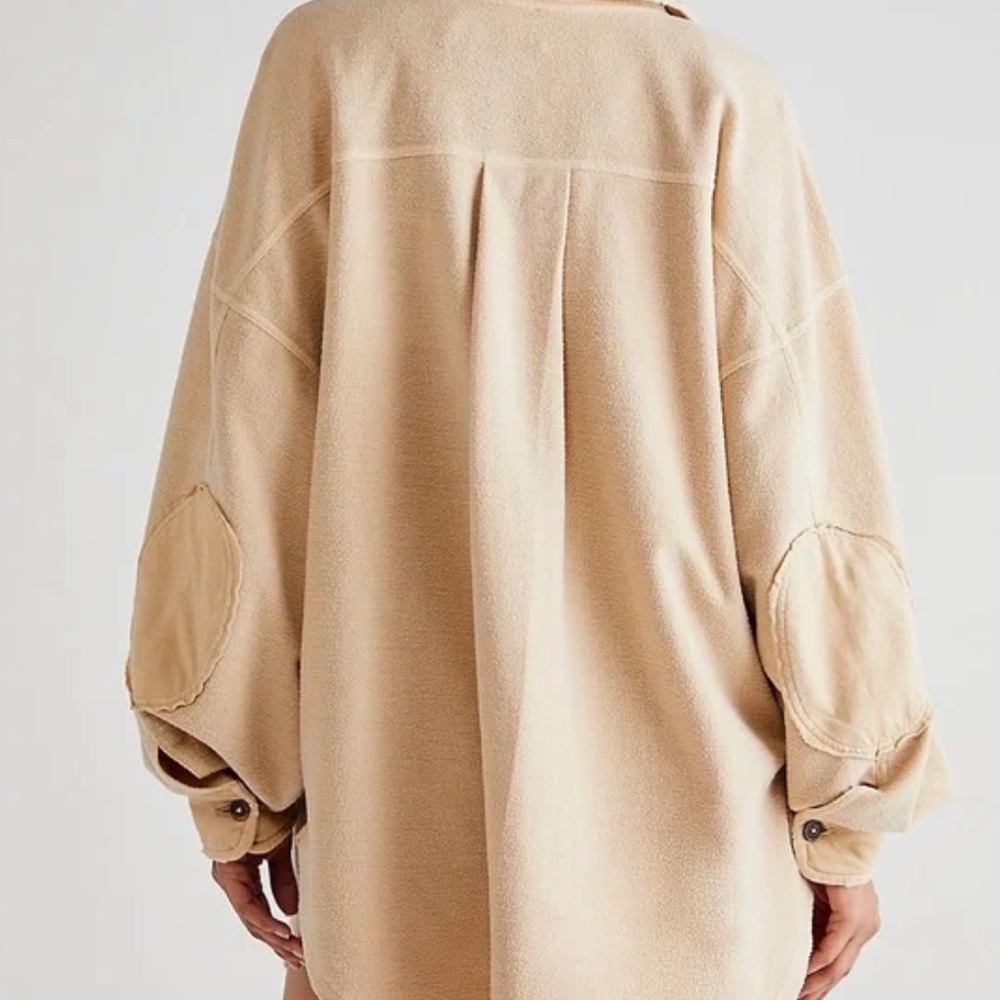 Free People Ruby Shacket Oversized Large NWT - Picture 2 of 14